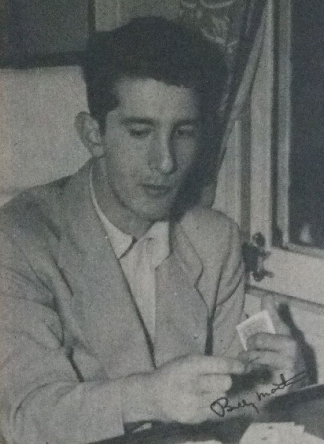 Billy Martin during the Yankees tour of Japan, 1951
