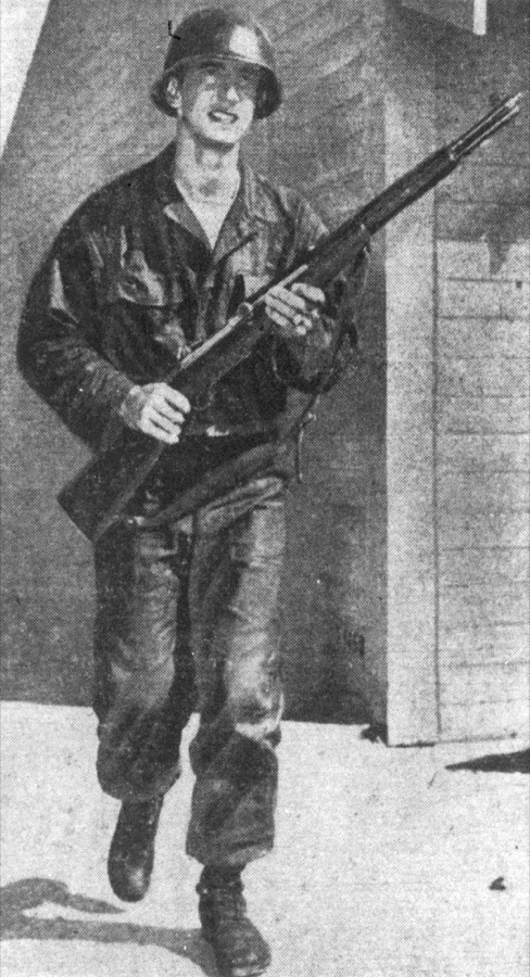 Billy Martin in U.S. Army basic training, 1954